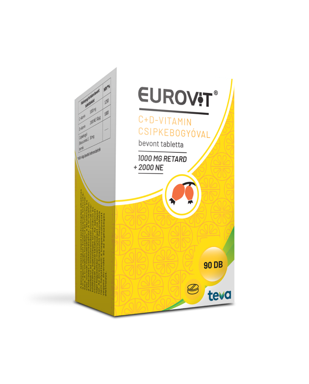 Eurovit C+dvitamin Csipkebogyoval